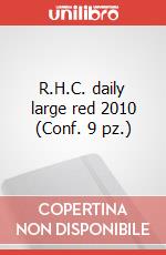R.H.C. daily large red 2010 (Conf. 9 pz.) articolo cartoleria di Moleskine