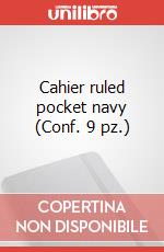 Cahier ruled pocket navy (Conf. 9 pz.) articolo cartoleria