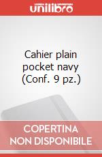 Cahier plain pocket navy (Conf. 9 pz.) articolo cartoleria