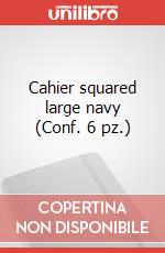 Cahier squared large navy (Conf. 6 pz.) articolo cartoleria