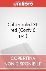 Cahier ruled XL red (Conf. 6 pz.) articolo cartoleria di Moleskine