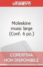 Moleskine music large (Conf. 6 pz.) articolo cartoleria