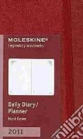 Agenda Moleskine 2011 - GIORNALIERA EXTRA SMALL Copertina Rigida Bordeaux art vari a