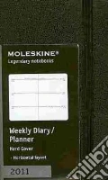 Agenda Moleskine 2011 - SETTIMANALE EXTRA SMALL Copertina Rigida Nera art vari a