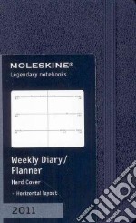 Agenda Moleskine 2011 - SETTIMANALE EXTRA SMALL Copertina Rigida Blu articolo cartoleria