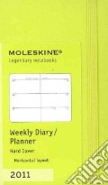 Agenda Moleskine 2011 - SETTIMANALE EXTRA SMALL Copertina Rigida Verde Limone scrittura