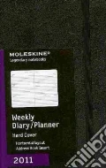 Agenda Moleskine 2011 - SETTIMANALE ORIZZONTALE POCKET Copertina Rigida Nera art vari a