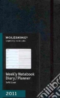 Agenda Moleskine 2011 - SETTIMANALE LARGE Copertina Morbida Nera art vari a
