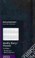 Agenda Moleskine 2011 - SETTIMANALE VERTICALE LARGE Copertina Rigida Nera art vari a