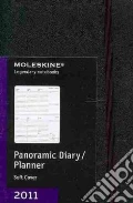 Agenda Moleskine 2011 - PANORAMIC PLANNER POCKET Copertina Morbida Nera art vari a