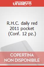 R.H.C. daily red 2011 pocket (Conf. 12 pz.) articolo cartoleria