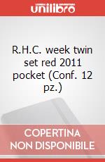 R.H.C. week twin set red 2011 pocket (Conf. 12 pz.) articolo cartoleria