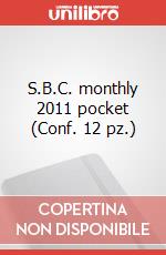S.B.C. monthly 2011 pocket (Conf. 12 pz.) articolo cartoleria