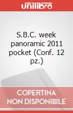 S.B.C. week panoramic 2011 pocket (Conf. 12 pz.) articolo cartoleria