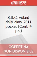 S.B.C. volant daily diary 2011 pocket (Conf. 4 pz.) articolo cartoleria