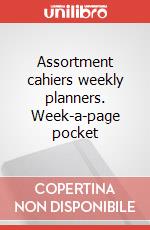 Assortment cahiers weekly planners. Week-a-page pocket articolo cartoleria