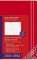 Moleskine Agenda 18 mesi 2011/2012 - Orizzontale Pocket Rossa articolo cartoleria