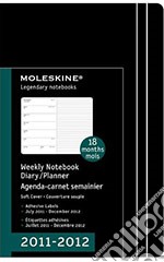 Moleskine Agenda 18 mesi 2011/2012 - Pocket Nera Morbida articolo cartoleria