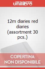 12m diaries red diaries (assortment 30 pcs.) articolo cartoleria