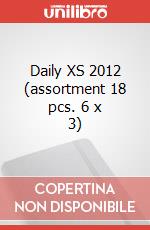 Daily XS 2012 (assortment 18 pcs. 6 x 3) articolo cartoleria di Moleskine