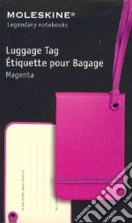Luggage tag magenta articolo cartoleria