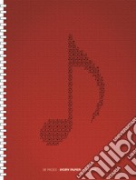 Quaderno di musica con spirale 12 righi (Carta Avoriata) articolo cartoleria
