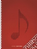 Quaderno di musica con spirale 12 righi (Carta Avoriata) art vari a
