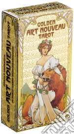 Golden art nouveau tarot articolo cartoleria