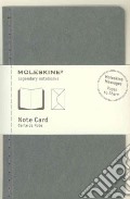 Note card pocket grigio chiaro scrittura