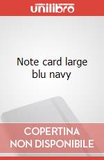 Note card large blu navy articolo cartoleria