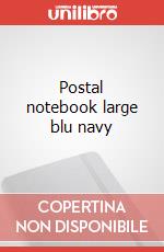 Postal notebook large blu navy articolo cartoleria