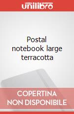 Postal notebook large terracotta articolo cartoleria
