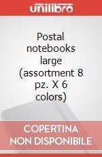 Postal notebooks large (assortment 8 pz. X 6 colors) articolo cartoleria di Moleskine
