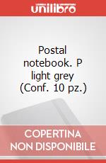 Postal notebook. P light grey (Conf. 10 pz.) articolo cartoleria