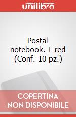 Postal notebook. L red (Conf. 10 pz.) articolo cartoleria