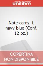 Note cards. L navy blue (Conf. 12 pz.) articolo cartoleria di Moleskine