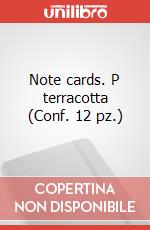 Note cards. P terracotta (Conf. 12 pz.) articolo cartoleria