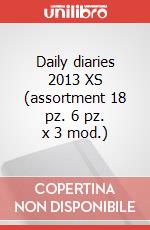 Daily diaries 2013 XS (assortment 18 pz. 6 pz. x 3 mod.) articolo cartoleria di Moleskine
