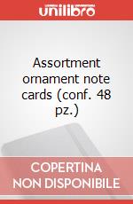 Assortment ornament note cards (conf. 48 pz.) articolo cartoleria di Moleskine
