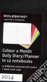 Agenda giornaliera «un colore al mese». 12 mesi articolo cartoleria