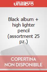 Black album + high lighter pencil (assortment 25 pz.) articolo cartoleria di Moleskine