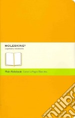 Notebook large plain orange yellow hard articolo cartoleria