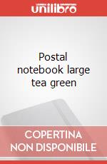 Postal notebook large tea green articolo cartoleria