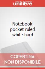 Notebook pocket ruled white hard articolo cartoleria