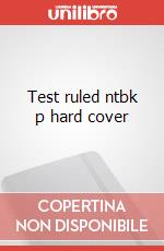 Test ruled ntbk p hard cover articolo cartoleria