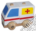 Ambulanza. Mezzi in legno smonta e rimonta. Ediz. a colori articolo cartoleria