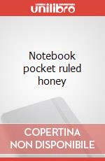 Notebook pocket ruled honey articolo cartoleria