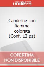 Candeline con fiamma colorata (Conf. 12 pz) art vari a