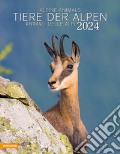 Tiere der Alpen-Animali delle Alpi-Alpine animals. Calendario 2024. Ediz. multilingue art vari a