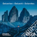 Dolomiten Postkartenkalender-Dolomiti-Dolomites. Calendario 2024. Ediz. multilingue articolo cartoleria
